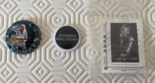 Johnny Hallyday - Capsule champagne + Jeton charriot + Timbre