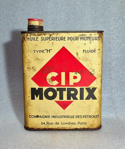 Rare bidon huile cip motrix - bidon,