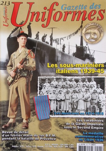 Gazette des uniformes 213 - gazette,