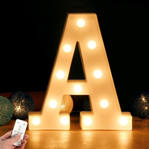 Panneau lettres lumineuses - de,