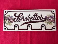 Plaque Émaillée pour