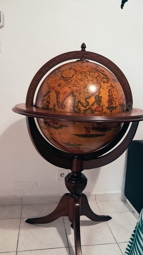 Bar globe mappemonde - , vintage