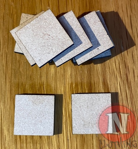 Mdf bases pour wargames table - mdf,
