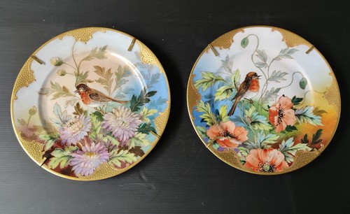 Paire assiette porcelaine - paire, d'assiette