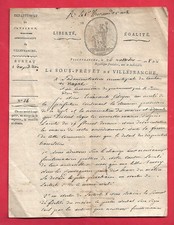 SOUS PREFET DE VILLEFRANCHE  A