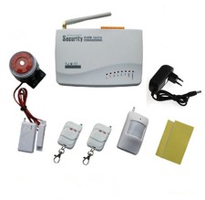 Top Vente kit alarme de maison antivol sans fil 10 zones GSM SMS systeme télé