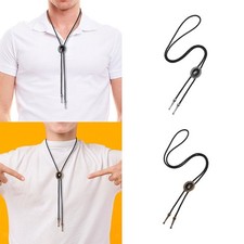 Bolo tie rétro alliage - bolo,