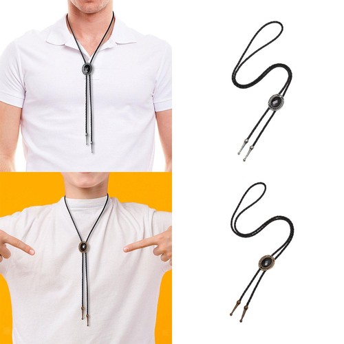 Bolo tie rétro alliage - rétro,