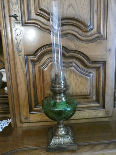 Lampe petrole toupie en - lampe, a