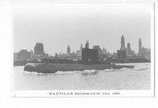 BATEAU MARINE DE GUERRE  SOUS MARIN  NAUTILUS  ETATS UNIS  USA