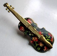 Ancienne broche contrebasse