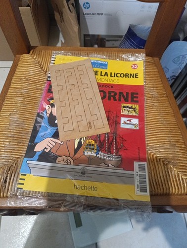Tintin licorne maquette - la,
