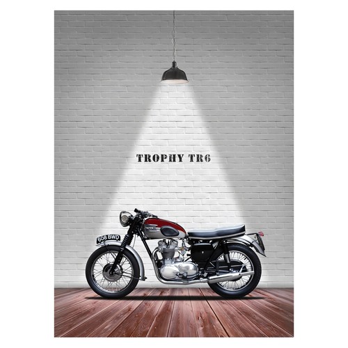 Affiche industrielle moto - industrielle,