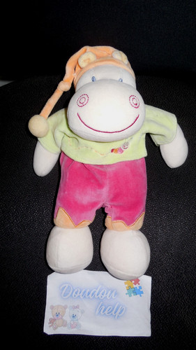 Doudou peluche hippopotame - doudou,