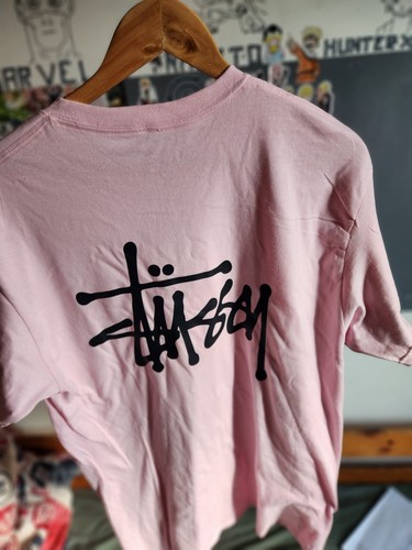 Shirt homme stussy rose - t,