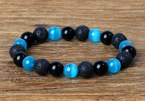 Bracelet perles pierre de - de,