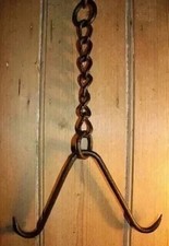 Ancien crochet de boucher