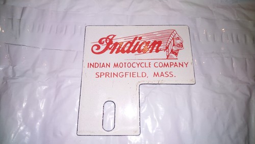 Rare plaque indian motocycle - rare,