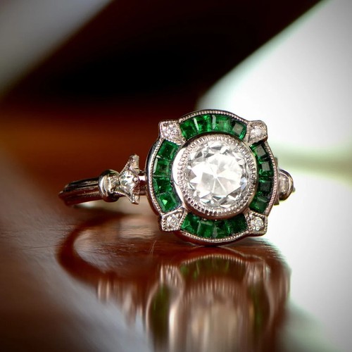 Bague fiançailles vintage - bague,