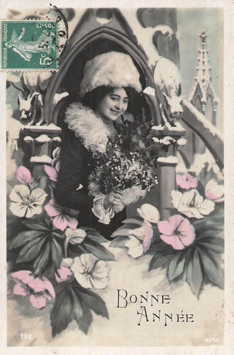Bonne annee femme souriante - bonne,