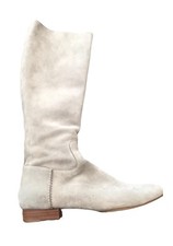Superbe Et Authentique Bottes Daim Beige Loro Piana 37 Tbe