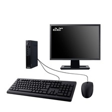 PC Lenovo M92p Tiny Ecran 22"