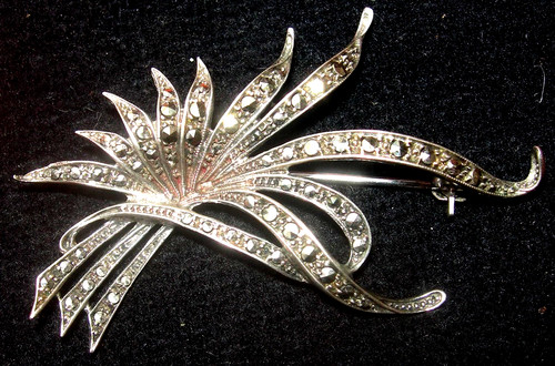 Vintage broche feuillage - vintage,