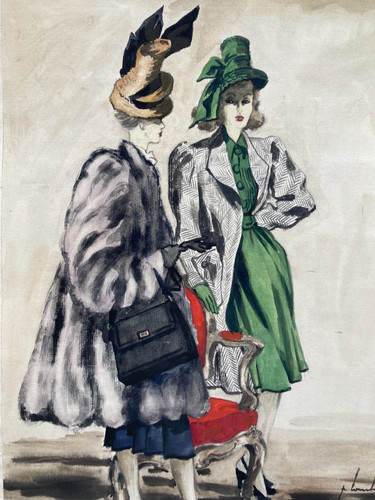Pierre louchel aquarelle - louchel, :