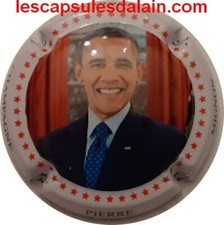 BELLE CAPSULE CHAMPAGNE PIERRE MIGNON OBAMA REF N°163b NEWS