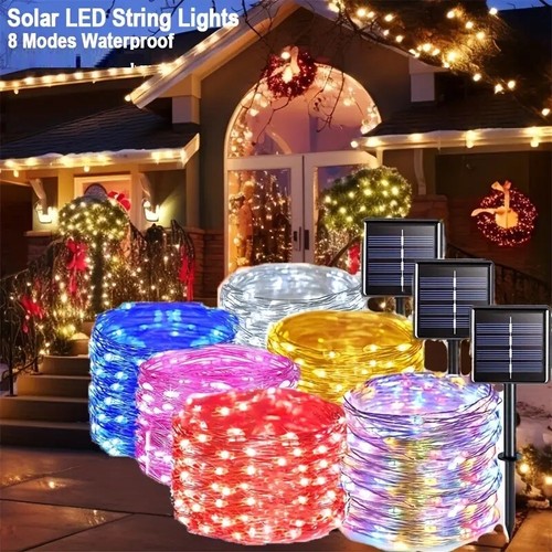 Solar string lights outdoor - solar,