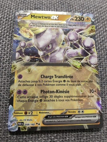 Carte pokémon mewtwo - carte,