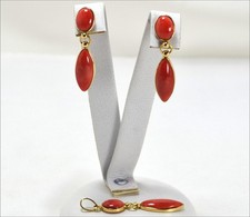 Parure En Or 18 Kt Corail