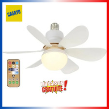 Plafonnier LED Avec Ventilateur Et Télécommande - 40W Intensité Variable