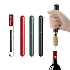 Tire-bouchon 2 en 1 à pression d'air Stylo Coupe-capsule Ouvre-bouteille