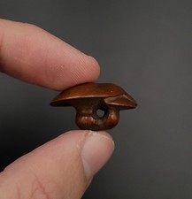 Netsuke trois champignons - netsuke,