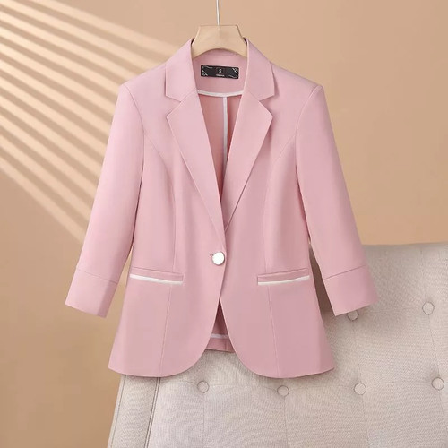 Veste femme rose poudré avec - rose,