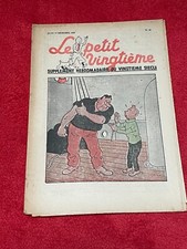 le petit vingtième 49  1934 suppl du XXème couv Hergé Rare