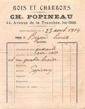 1914 BOIS ET CHARBONS CH
