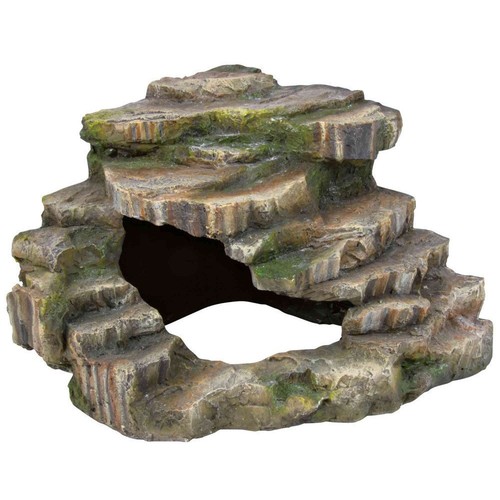Rocher angle avec - grotte, et
