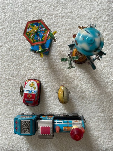 Lot jouets anciens métal - lot,