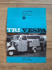 VESPA COMMERCIAL APE TRI DOCUMENT PUBLICITAIRE 1966 SCOOTER PIAGGIO