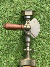 Ancien indicateur de niveau laiton & verre / Vintage brass level gauge