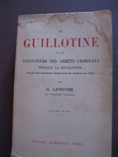 La Guillotine et les