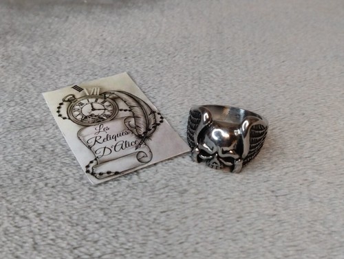 Bague homme tête mort avec - bague,