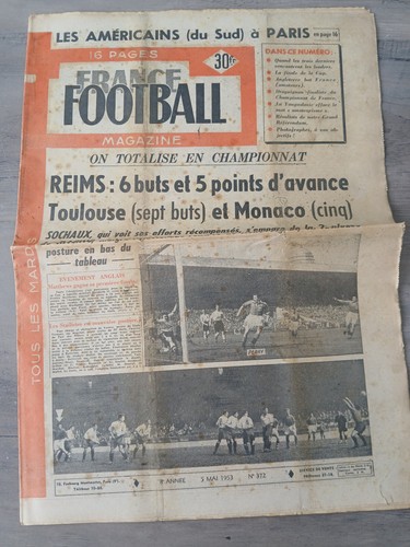 Journal 1953 france football - journal,