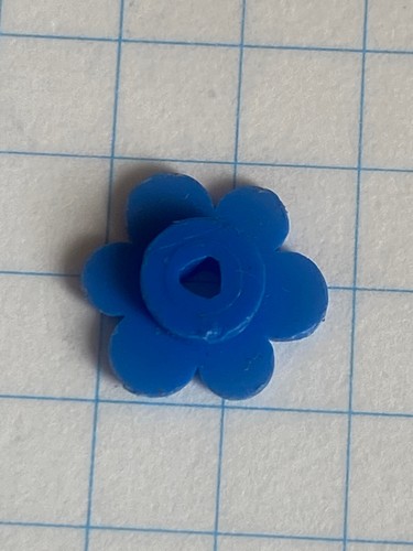 Lego fleur plate bleue - fleur, 3742