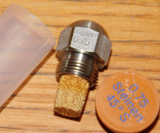 BUSE GICLEUR de BRULEUR CHAUDIERE fuel QUALITE usa STEINEN 0.75 45°S 45S fioul