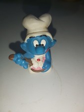 VENDS SCHTROUMPF  GOURMAND  SCHLEICH PEYO ALLEMAND 1982.