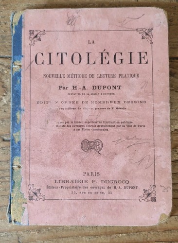 Livre ancien citolégie - ancien, la