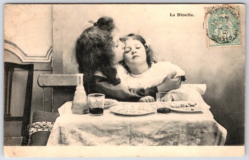 Vintage french postcard - vintage,